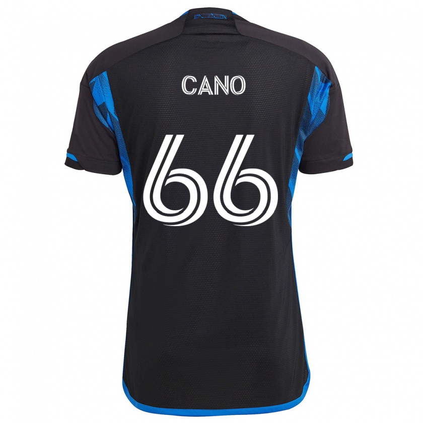 Kandiny Herren Alejandro Cano #66 Blau Schwarz Heimtrikot Trikot 2024/25 T-Shirt