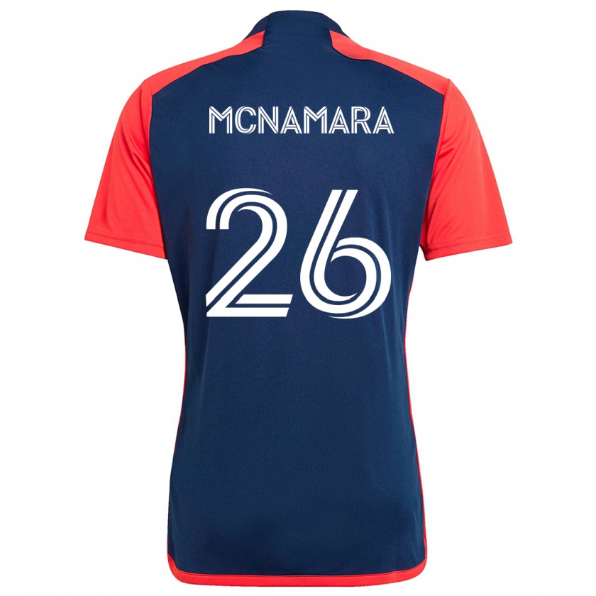 Kandiny Herren Tommy Mcnamara #26 Blau Rot Heimtrikot Trikot 2024/25 T-Shirt