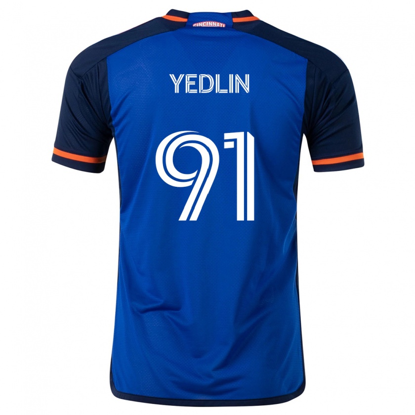 Kandiny Herren Deandre Yedlin #91 Blau Weiss Heimtrikot Trikot 2024/25 T-Shirt