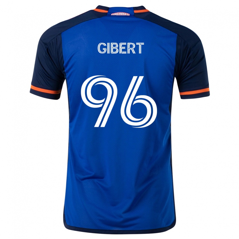 Kandiny Herren Gaël Gibert #96 Blau Weiss Heimtrikot Trikot 2024/25 T-Shirt