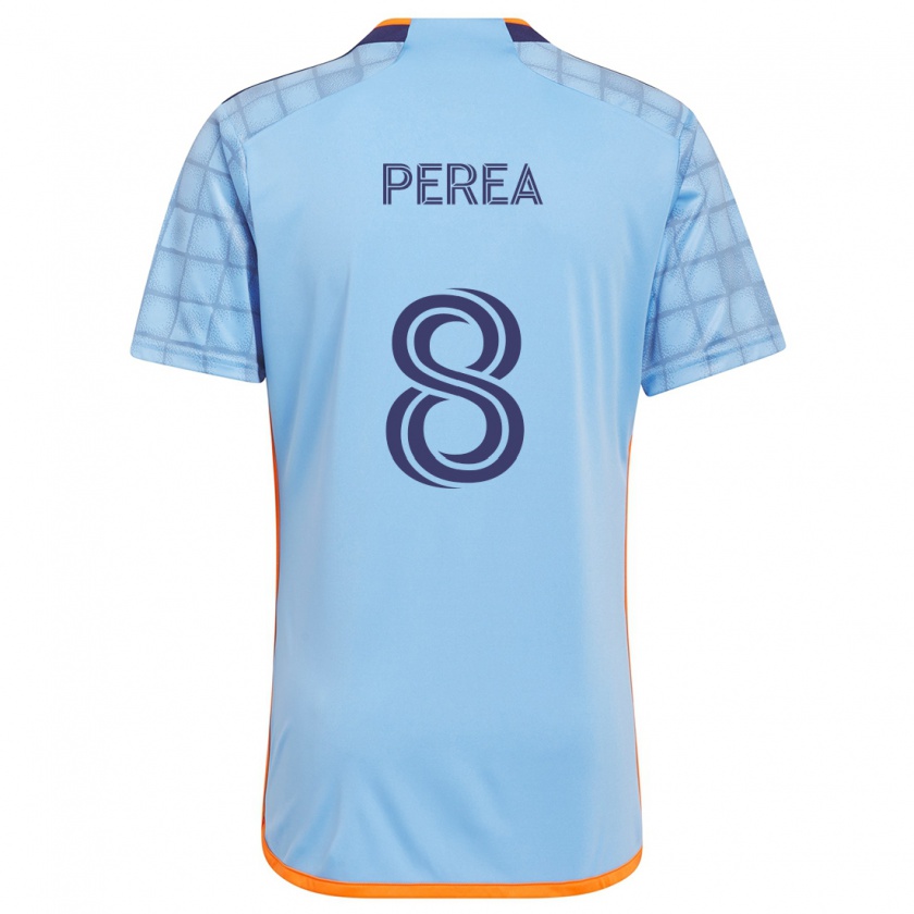 Kandiny Herren Andrés Perea #8 Blau Orange Heimtrikot Trikot 2024/25 T-Shirt