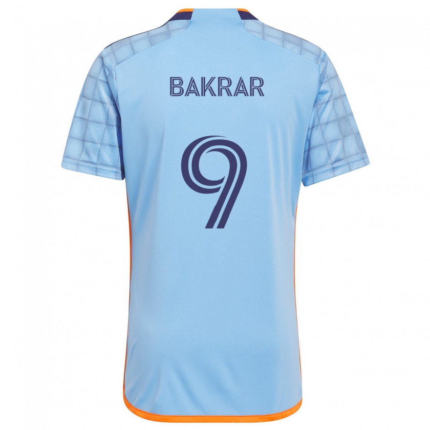 Kandiny Herren Monsef Bakrar #9 Blau Orange Heimtrikot Trikot 2024/25 T-Shirt