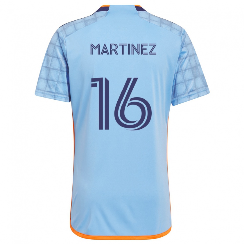 Kandiny Herren Alonso Martínez #16 Blau Orange Heimtrikot Trikot 2024/25 T-Shirt