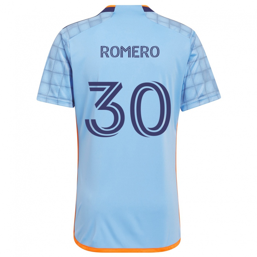 Kandiny Herren Tomás Romero #30 Blau Orange Heimtrikot Trikot 2024/25 T-Shirt