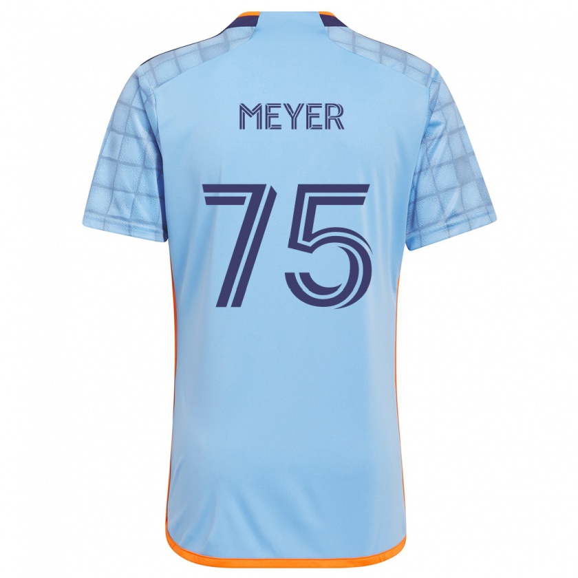 Kandiny Herren Will Meyer #75 Blau Orange Heimtrikot Trikot 2024/25 T-Shirt