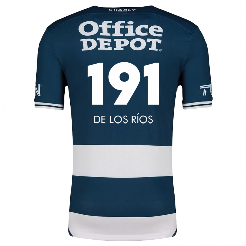 Kandiny Herren Sergio De Los Ríos #191 Blau Weiss Heimtrikot Trikot 2024/25 T-Shirt