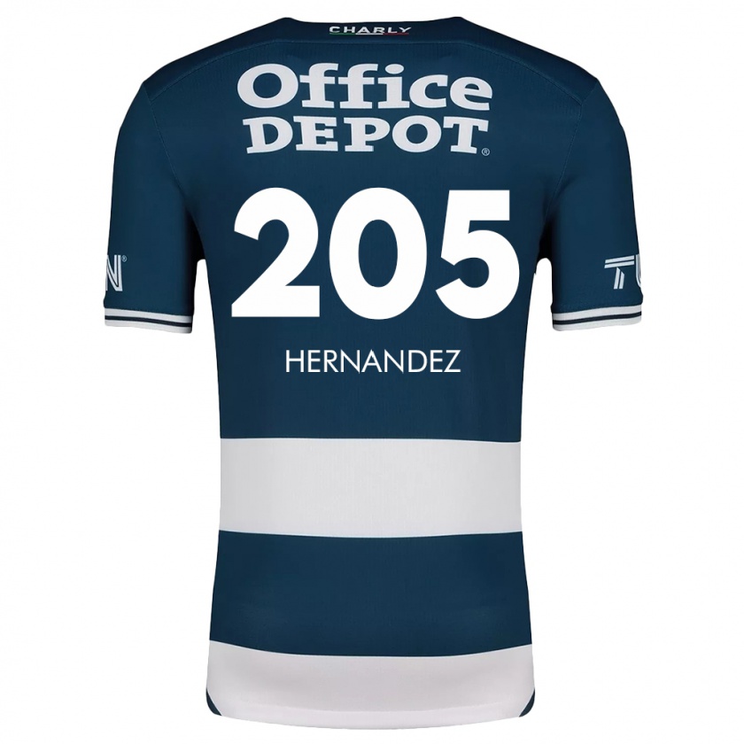 Kandiny Herren Sergio Hernández #205 Blau Weiss Heimtrikot Trikot 2024/25 T-Shirt