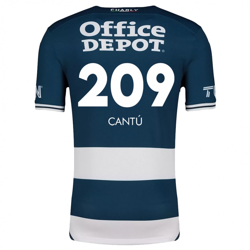 Kandiny Herren Juan Cantú #209 Blau Weiss Heimtrikot Trikot 2024/25 T-Shirt