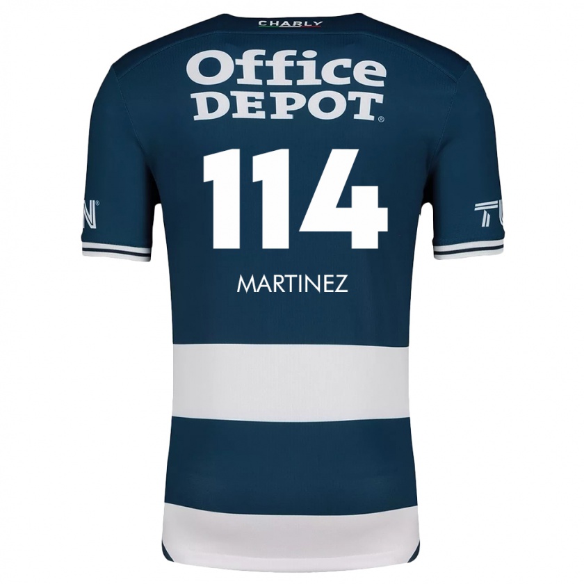 Kandiny Herren Jesús Martínez #114 Blau Weiss Heimtrikot Trikot 2024/25 T-Shirt