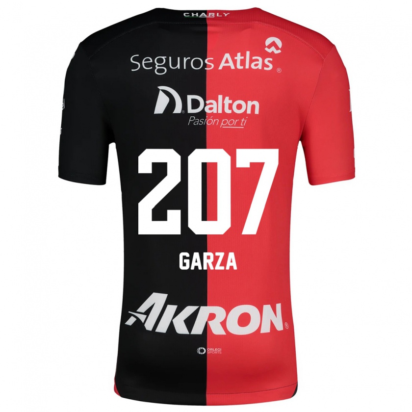 Kandiny Herren Rodolfo Garza #207 Rot Schwarz Heimtrikot Trikot 2024/25 T-Shirt