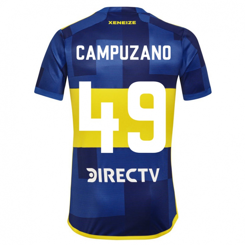 Kandiny Herren Jorman Campuzano #49 Blau Gelb Heimtrikot Trikot 2024/25 T-Shirt