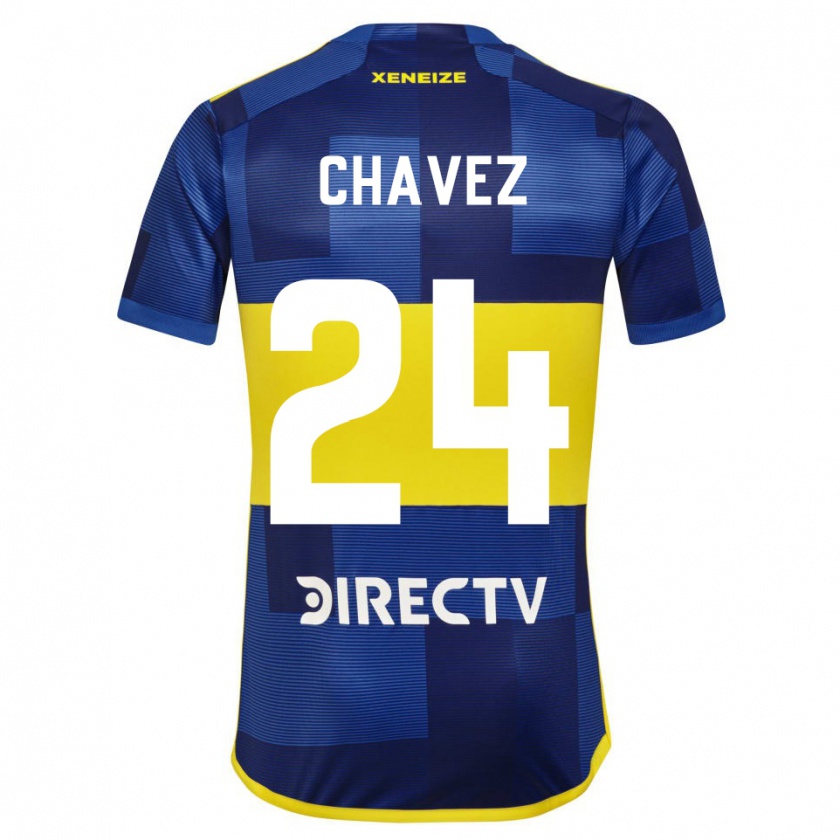 Kandiny Herren Gabriela Chavez #24 Blau Gelb Heimtrikot Trikot 2024/25 T-Shirt