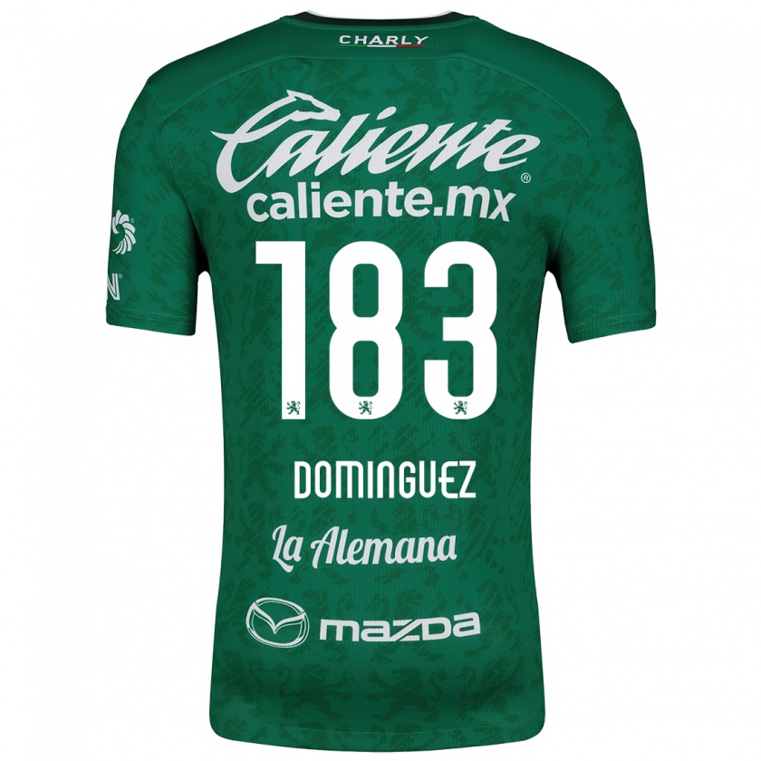 Kandiny Herren Jesús Domínguez #183 Grün Weiß Heimtrikot Trikot 2024/25 T-Shirt