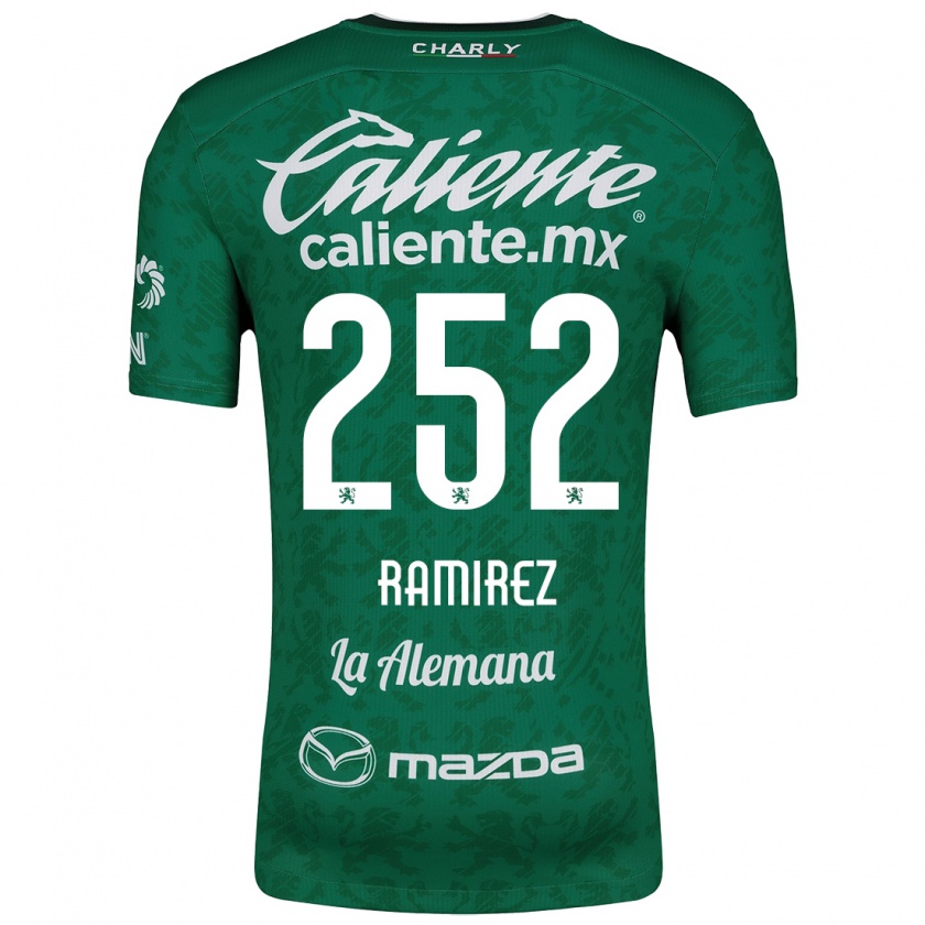 Kandiny Herren Luis Ramírez #252 Grün Weiß Heimtrikot Trikot 2024/25 T-Shirt