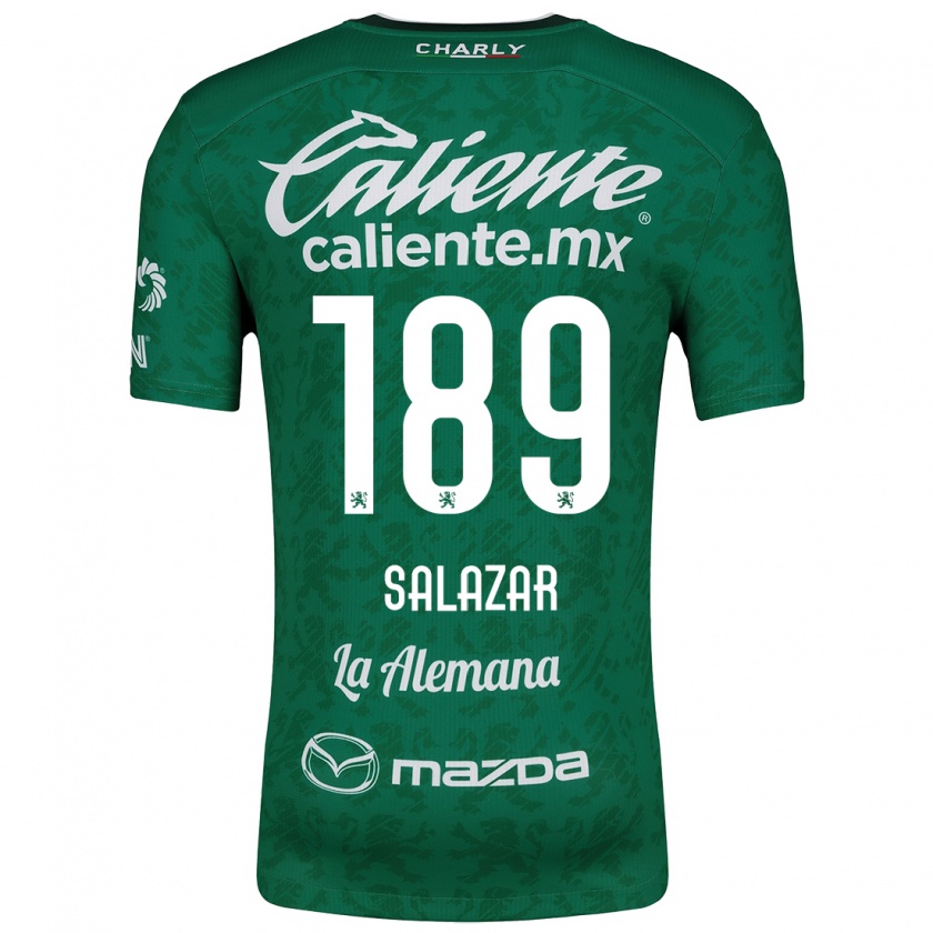 Kandiny Herren José Salazar #189 Grün Weiß Heimtrikot Trikot 2024/25 T-Shirt