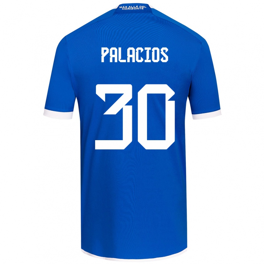 Kandiny Herren Cristian Palacios #30 Blau Weiss Heimtrikot Trikot 2024/25 T-Shirt