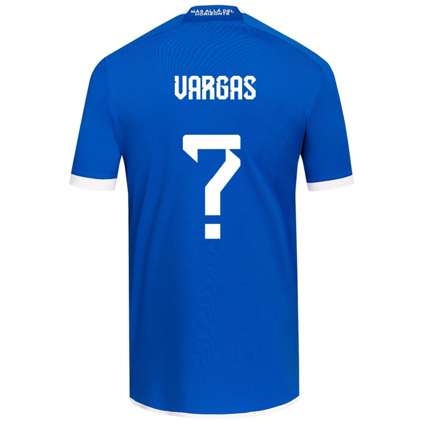 Kandiny Herren Diego Vargas #0 Blau Weiss Heimtrikot Trikot 2024/25 T-Shirt