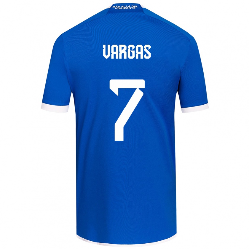 Kandiny Herren Jeisson Vargas #7 Blau Weiss Heimtrikot Trikot 2024/25 T-Shirt