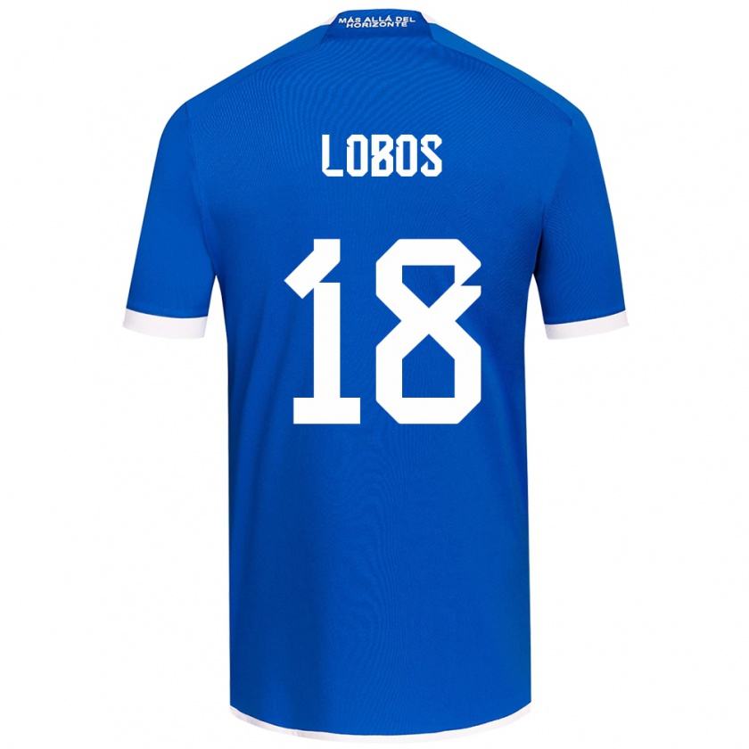 Kandiny Herren Franco Lobos #18 Blau Weiss Heimtrikot Trikot 2024/25 T-Shirt