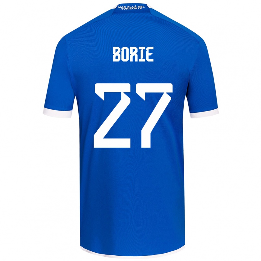 Kandiny Herren Emilie Borie #27 Blau Weiss Heimtrikot Trikot 2024/25 T-Shirt