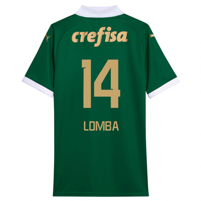 Kandiny Herren Marcelo Lomba #14 Grün Weiß Heimtrikot Trikot 2024/25 T-Shirt