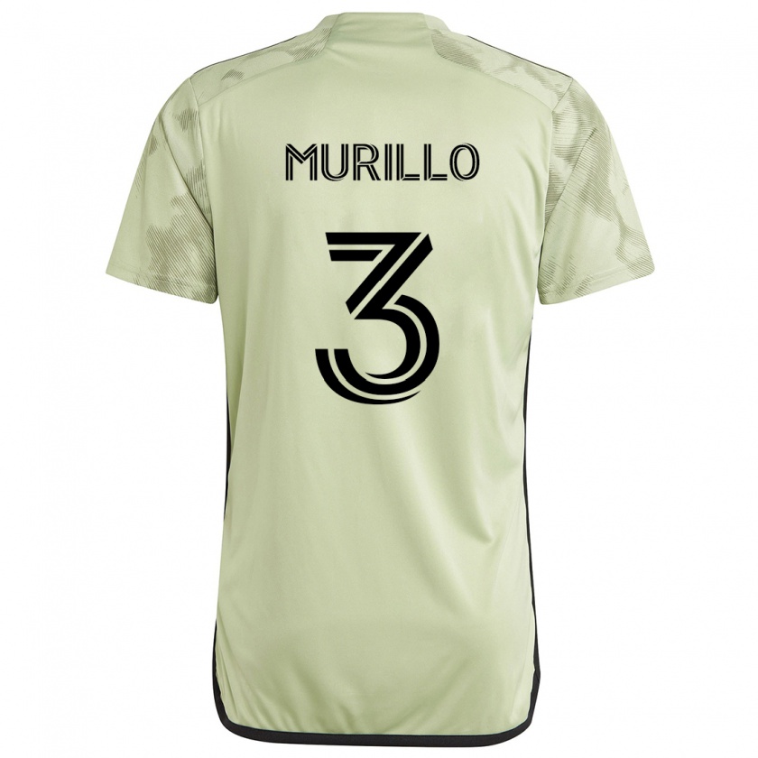 Kandiny Herren Jesús Murillo #3 Hellgrün Auswärtstrikot Trikot 2024/25 T-Shirt