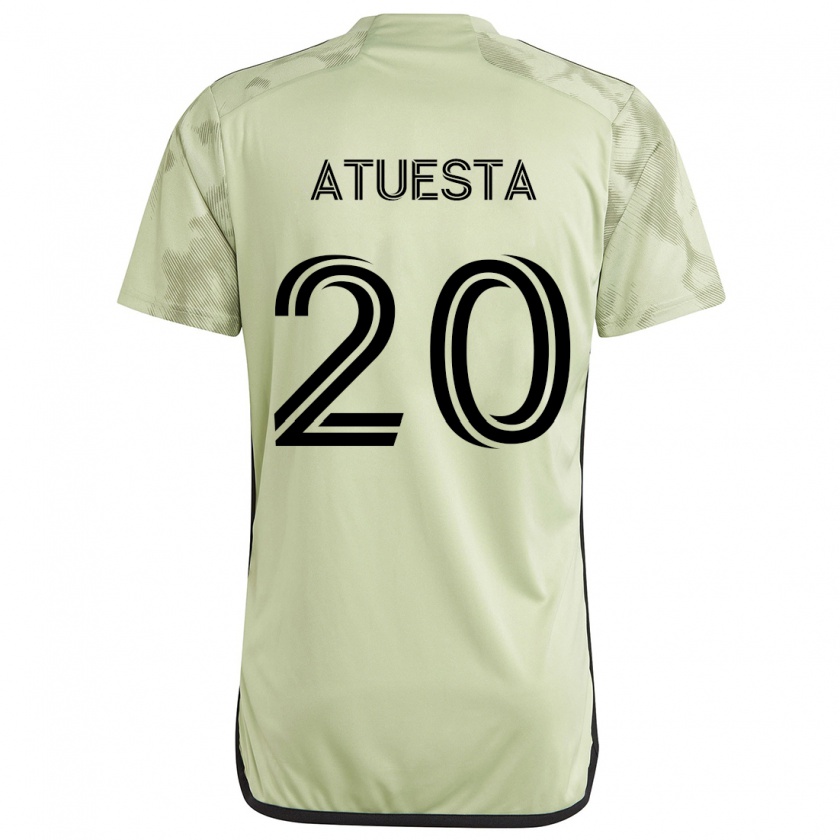 Kandiny Herren Eduard Atuesta #20 Hellgrün Auswärtstrikot Trikot 2024/25 T-Shirt