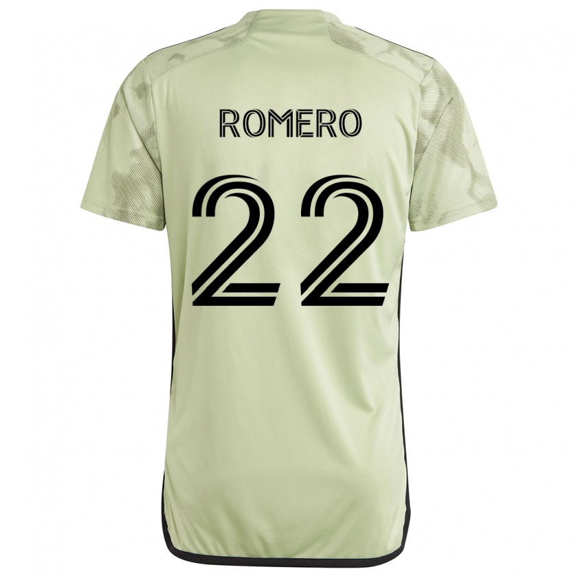 Kandiny Herren Abraham Romero #22 Hellgrün Auswärtstrikot Trikot 2024/25 T-Shirt