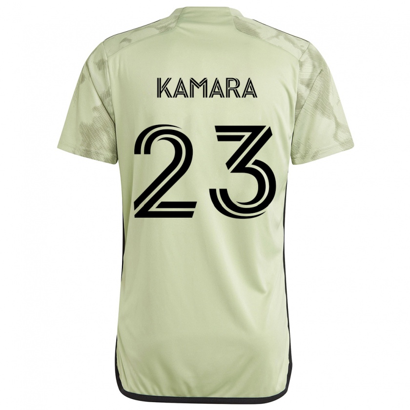 Kandiny Herren Kei Kamara #23 Hellgrün Auswärtstrikot Trikot 2024/25 T-Shirt