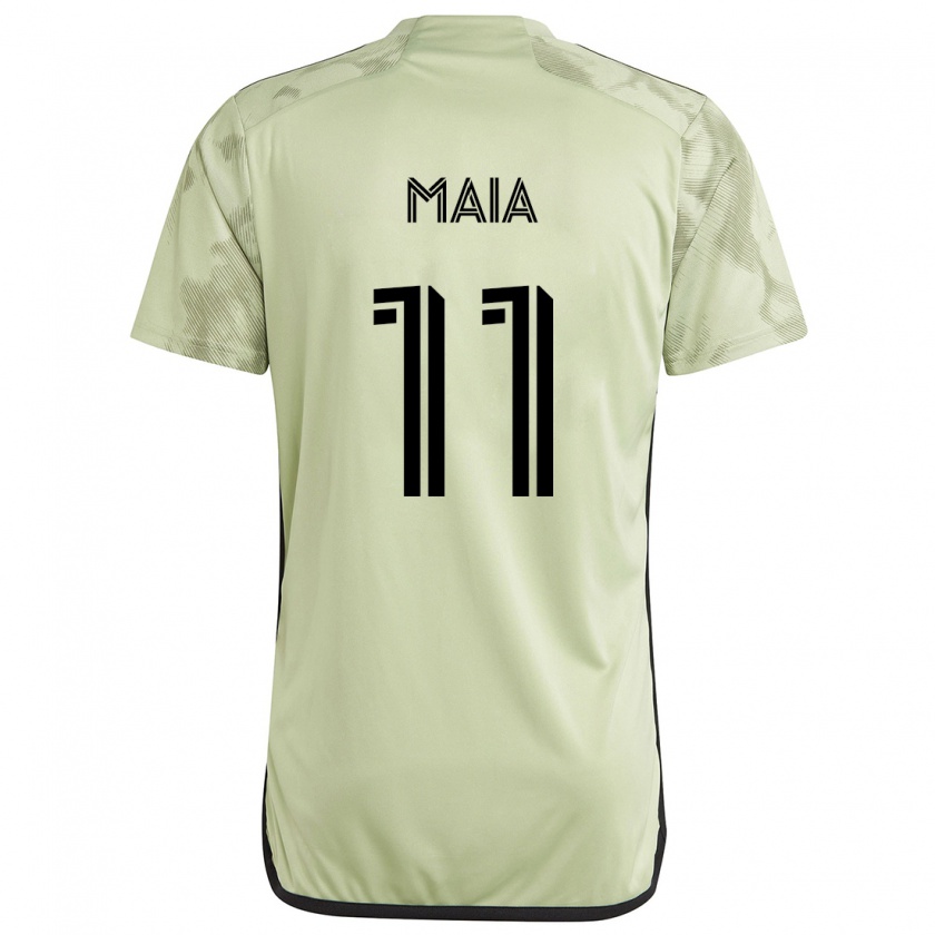 Kandiny Herren Matheus Maia #11 Hellgrün Auswärtstrikot Trikot 2024/25 T-Shirt