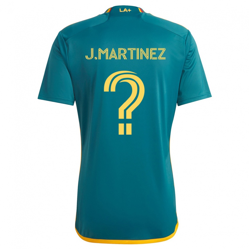 Kandiny Herren Juan Martinez #0 Grün Gelb Auswärtstrikot Trikot 2024/25 T-Shirt