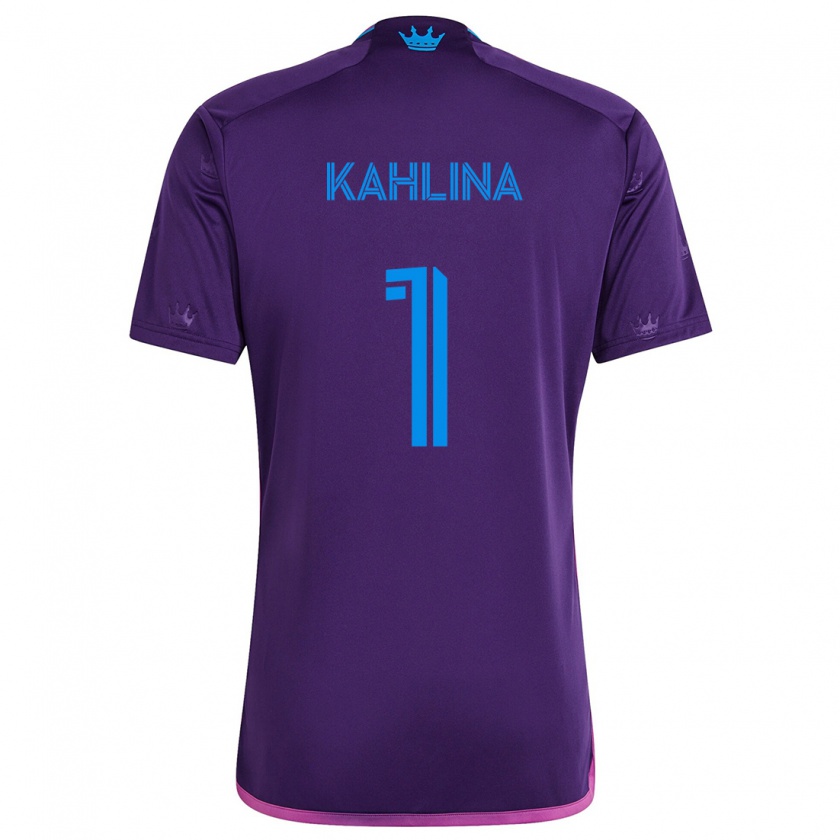 Kandiny Herren Kristijan Kahlina #1 Lila-Blau Auswärtstrikot Trikot 2024/25 T-Shirt