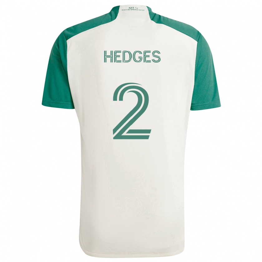 Kandiny Herren Matt Hedges #2 Braune Farben Grün Auswärtstrikot Trikot 2024/25 T-Shirt