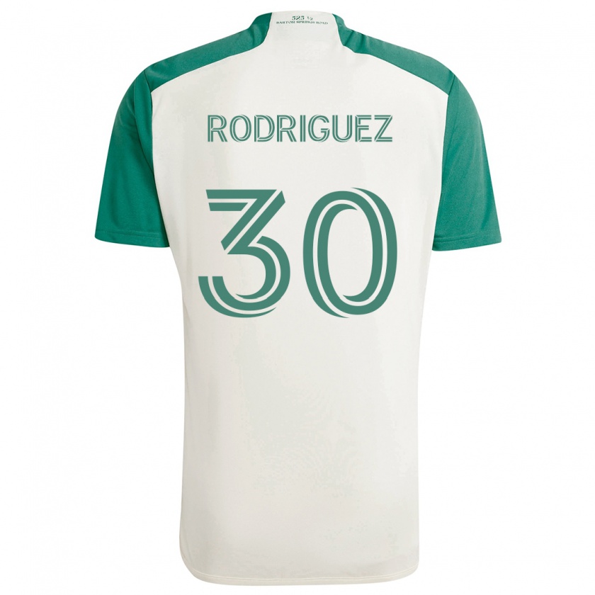 Kandiny Herren Memo Rodríguez #30 Braune Farben Grün Auswärtstrikot Trikot 2024/25 T-Shirt