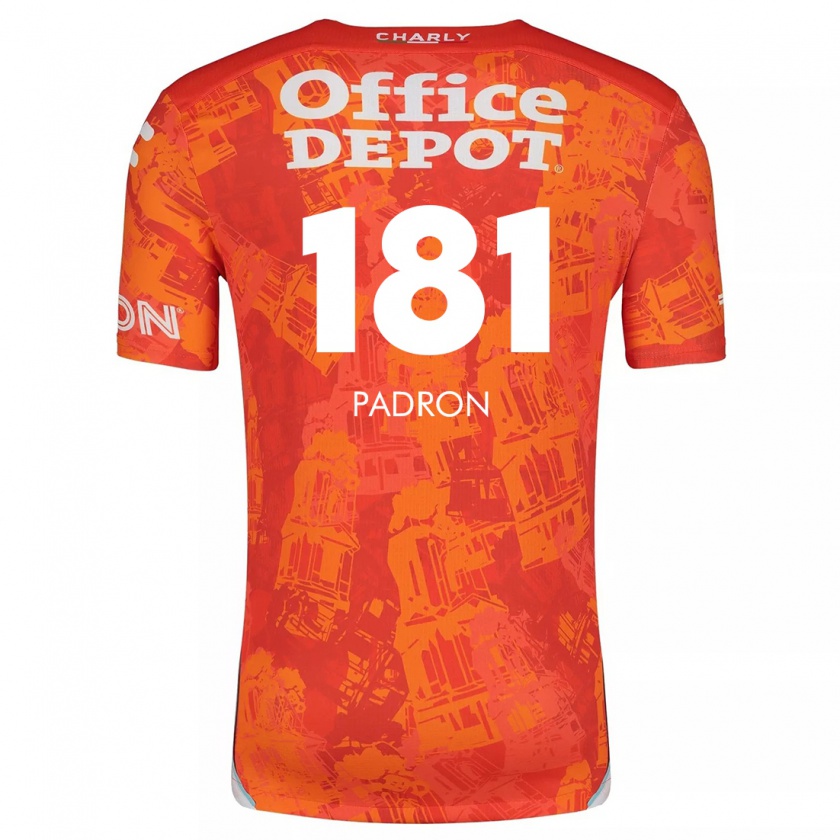 Kandiny Herren Romeo Padrón #181 Orange Weiß Auswärtstrikot Trikot 2024/25 T-Shirt