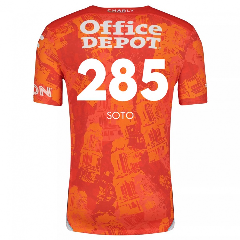 Kandiny Herren Edwin Soto #285 Orange Weiß Auswärtstrikot Trikot 2024/25 T-Shirt