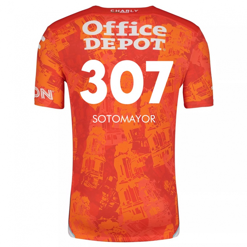 Kandiny Herren Jacob Sotomayor #307 Orange Weiß Auswärtstrikot Trikot 2024/25 T-Shirt