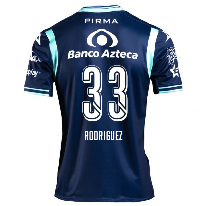 Kandiny Herren Jorge Rodríguez #33 Navy Blau Auswärtstrikot Trikot 2024/25 T-Shirt