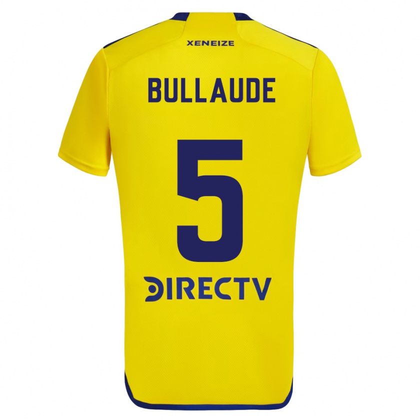 Kandiny Herren Ezequiel Bullaude #5 Gelb Blau Auswärtstrikot Trikot 2024/25 T-Shirt