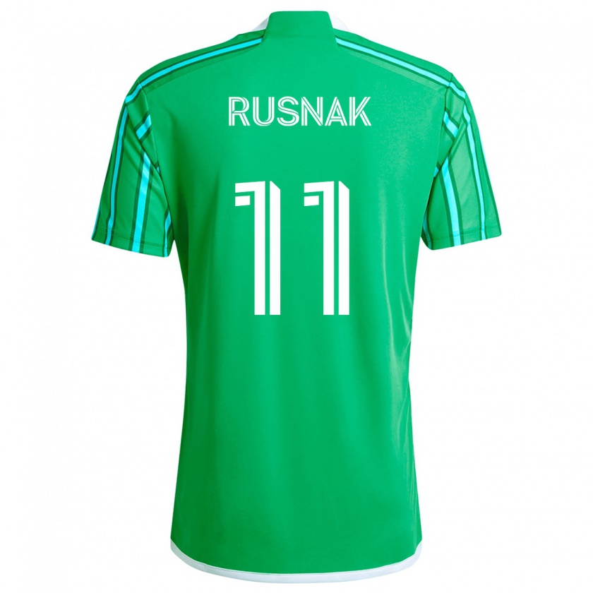 Kandiny Damen Albert Rusnák #11 Grün Weiß Heimtrikot Trikot 2024/25 T-Shirt