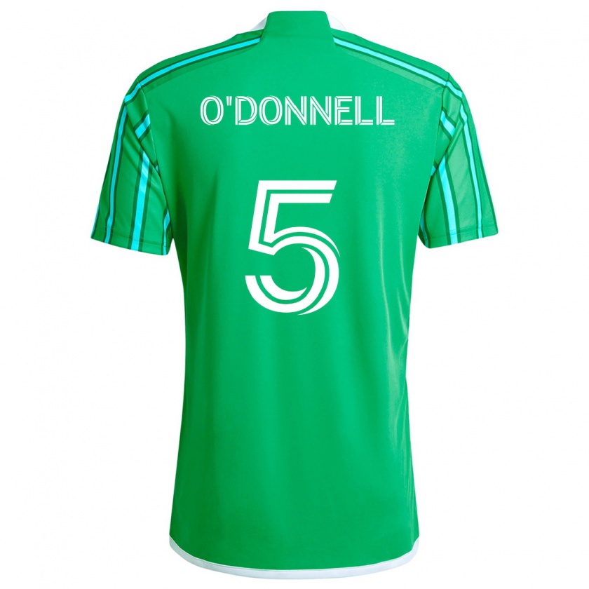 Kandiny Damen Kristina O'donnell #5 Grün Weiß Heimtrikot Trikot 2024/25 T-Shirt