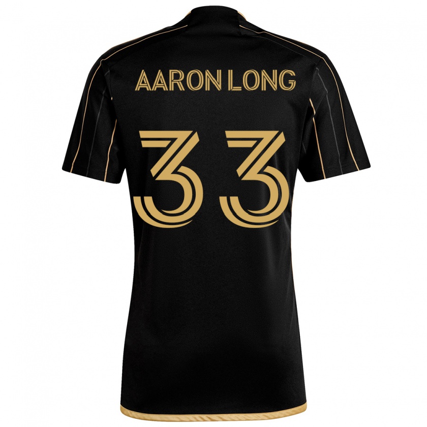 Kandiny Damen Aaron Long #33 Schwarzes Gold Heimtrikot Trikot 2024/25 T-Shirt