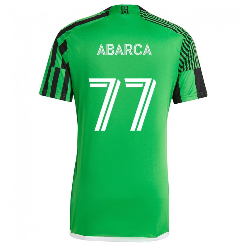 Kandiny Damen Diego Abarca #77 Grün Schwarz Heimtrikot Trikot 2024/25 T-Shirt