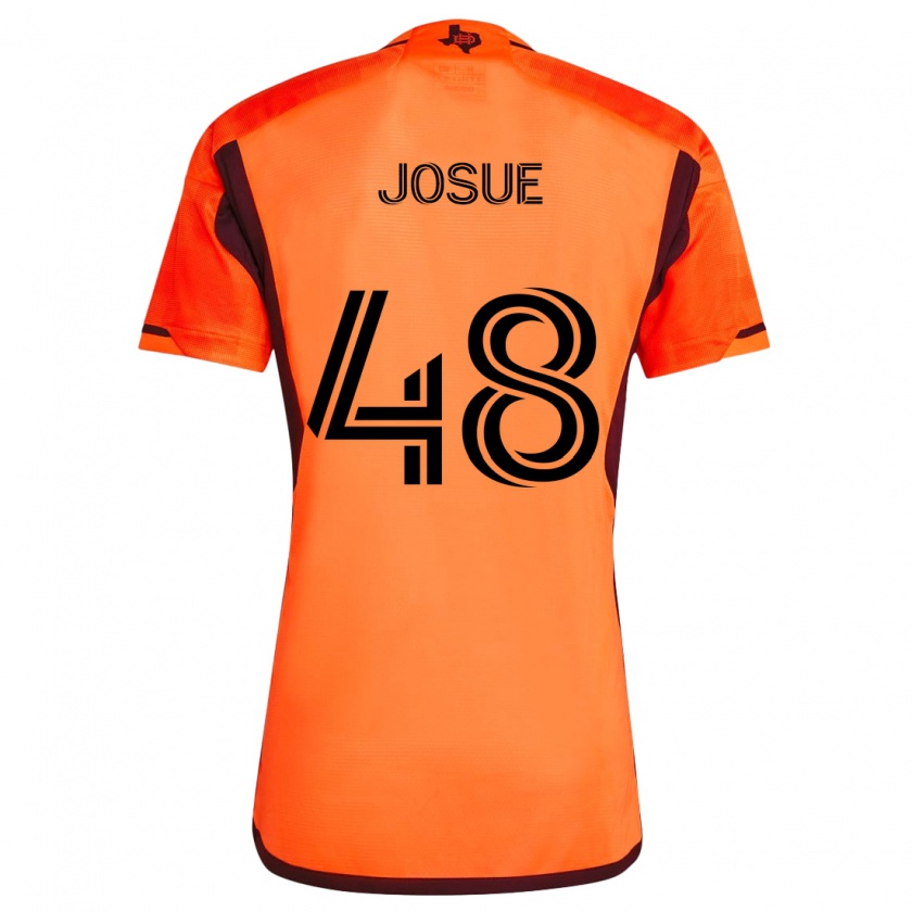 Kandiny Damen Josué Souza #48 Orange Schwarz Heimtrikot Trikot 2024/25 T-Shirt