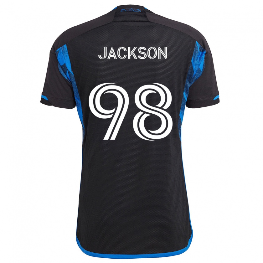 Kandiny Damen Jacob Jackson #98 Blau Schwarz Heimtrikot Trikot 2024/25 T-Shirt