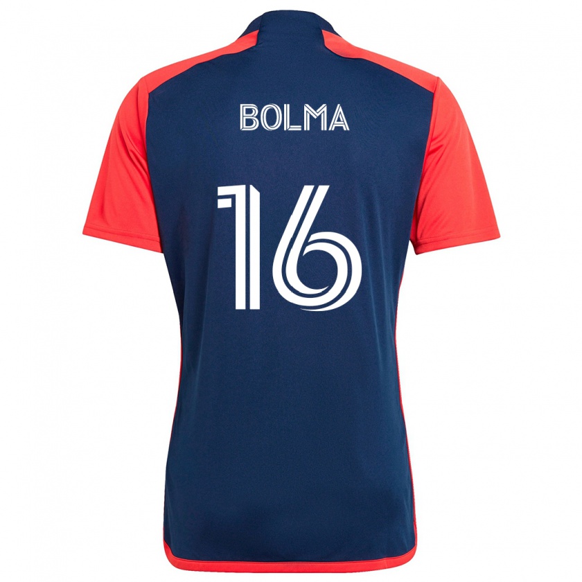 Kandiny Damen Josh Bolma #16 Blau Rot Heimtrikot Trikot 2024/25 T-Shirt