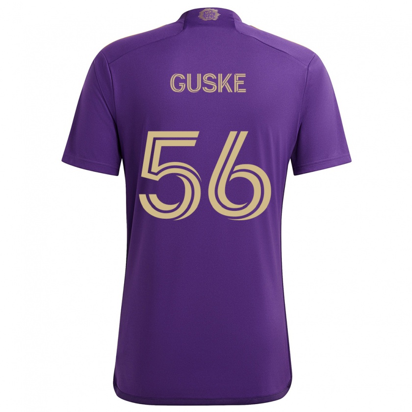 Kandiny Damen Colin Guske #56 Lila Gelb Heimtrikot Trikot 2024/25 T-Shirt