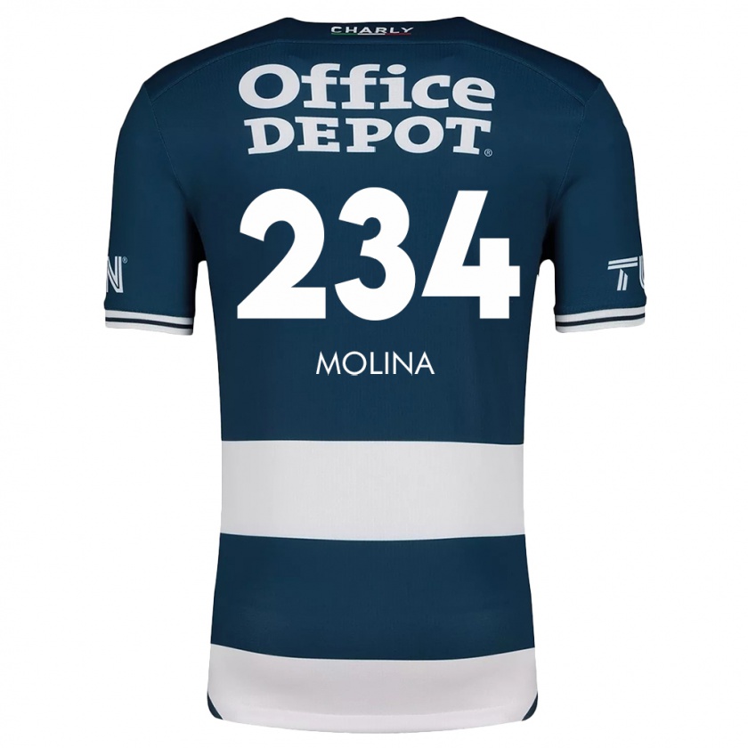 Kandiny Damen Yoshimar Molina #234 Blau Weiss Heimtrikot Trikot 2024/25 T-Shirt