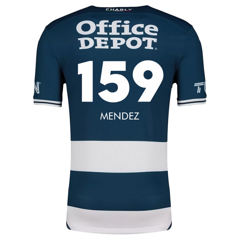 Kandiny Damen Daniel Méndez #159 Blau Weiss Heimtrikot Trikot 2024/25 T-Shirt