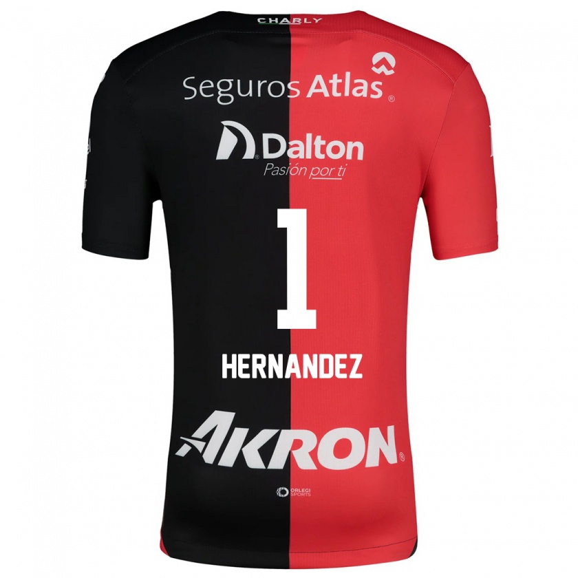 Kandiny Damen José Hernández #1 Rot Schwarz Heimtrikot Trikot 2024/25 T-Shirt